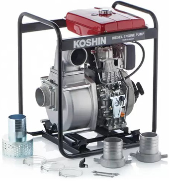 Дизельная мотопомпа Koshin STY-100D