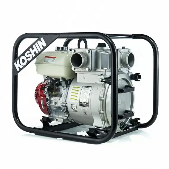 Бензиновая мотопомпа для сильнозагрязненной воды Koshin KTH-80S