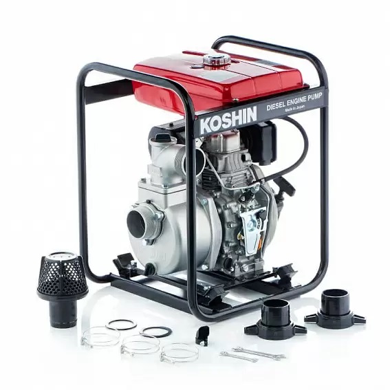Дизельная мотопомпа для слабозагрязненной воды Koshin SEY-80D